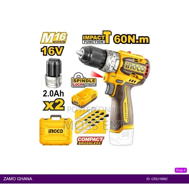 Compact Brushless Cordless Impact - Cidli16682 · Photo 1