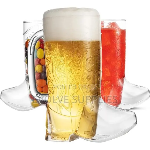 500ml Plastic Cowboy Boot Cup · Photo 1