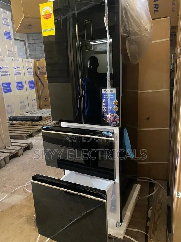 Original Pearl Pf-441mdbg -1a 4doors Fridge (Mirror) · Photo 1