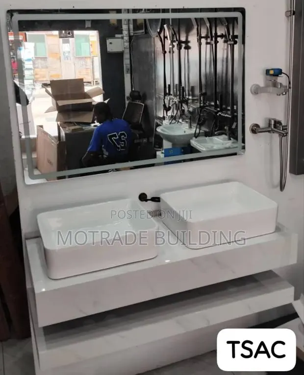 Countertop Basin With Cabinet Set · Photo 1