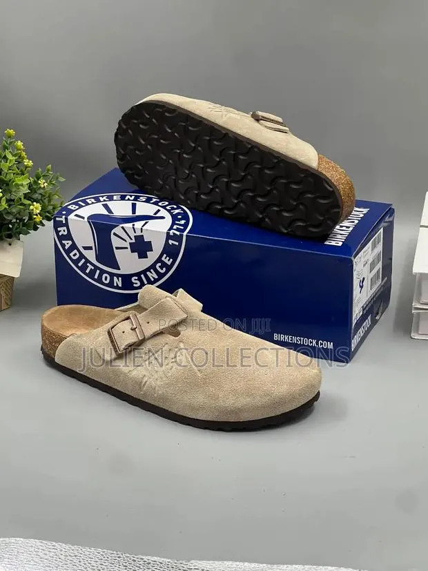 Birkenstock Boston Suede Leather · Photo 1