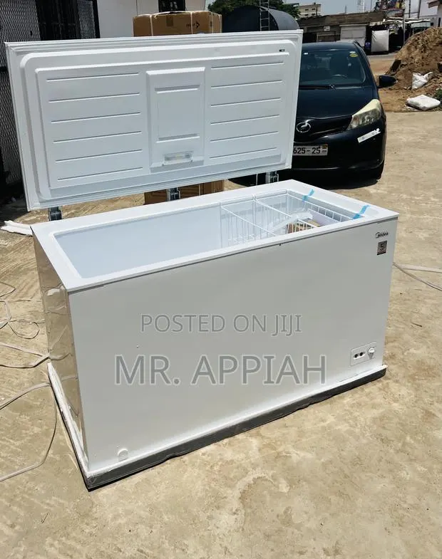 Energy Sufficient Midea Double Door Chest Freezer(White) · Photo 1