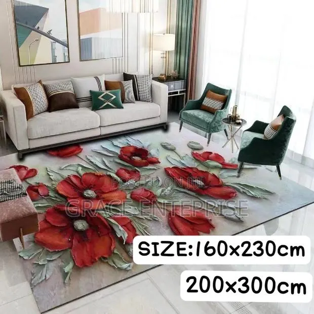 Classic Elegant Design 3D Carpet · Photo 1