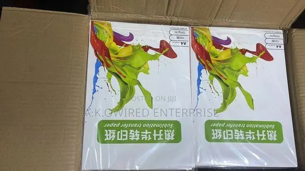 100 Sheets A4 Sublimation Paper 100gsm T-shirts, Mugs, Tumblers · Photo 1