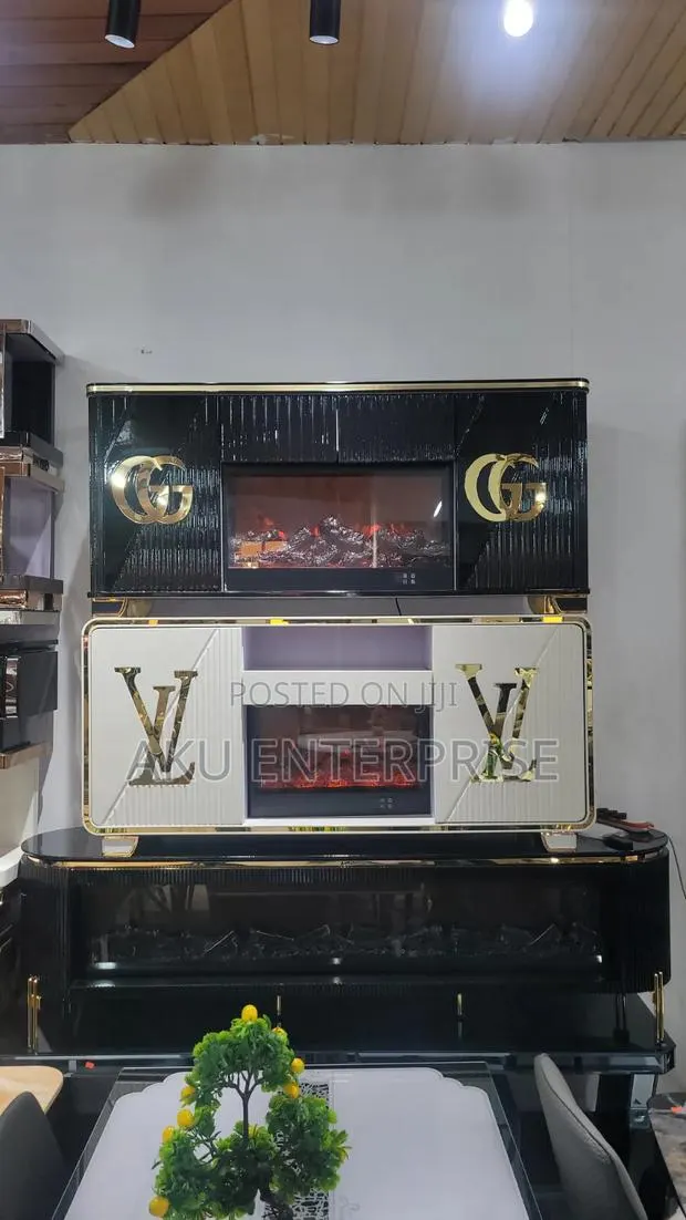 Modern Fireplace Tv Cabinet · Photo 1