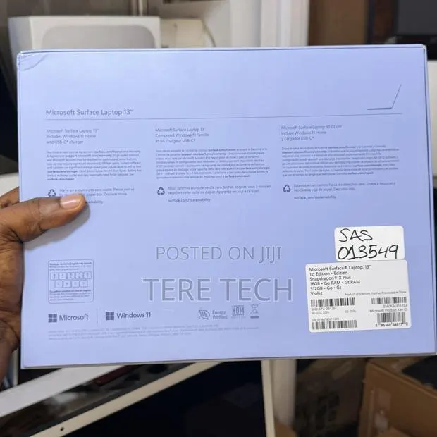 New Microsoft Surface Laptop 16GB Qualcomm Snapdragon X Plus SSD 512GB · Photo 1