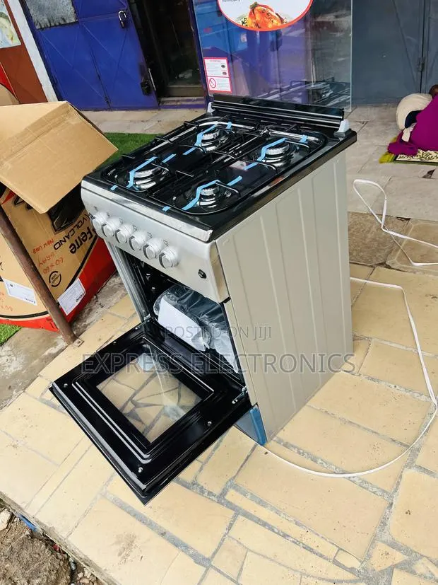 Grab the New New Line Gas Cooker Oven 4b 60/60 Ferre Grill Rotisserie · Photo 1