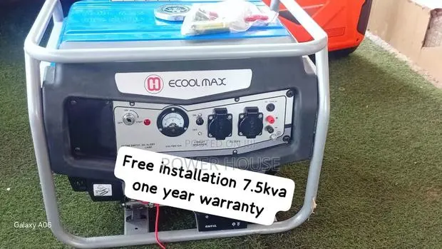 Say Goodbye to Power Outages With the Ecoolmax 7.5kva Generator · Photo 1
