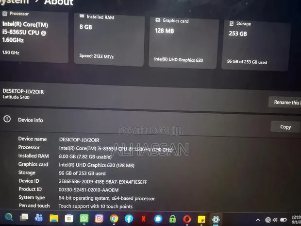 Laptop Dell Latitude 5400 8GB Intel Core i5 SSD 256GB · Photo 1