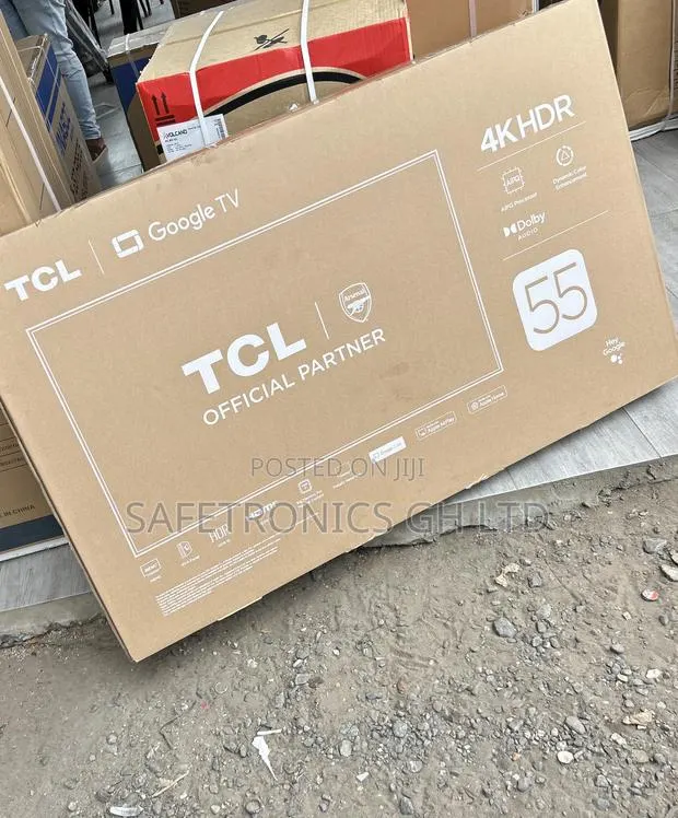 Lastest Sleek TCL TV 55 Smart Satellite Andriod UHD · Photo 1