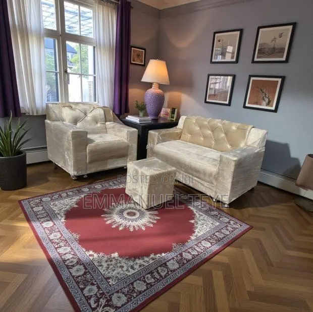 Brand New Cream Fabric 2 in One and Single Sofa · Photo 1