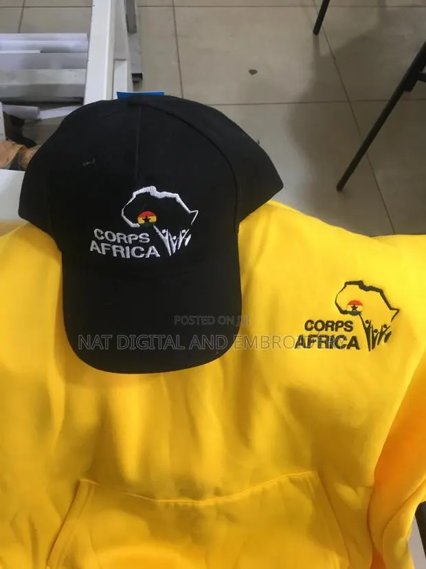 Embroidery on Hoodie and Cap · Photo 1