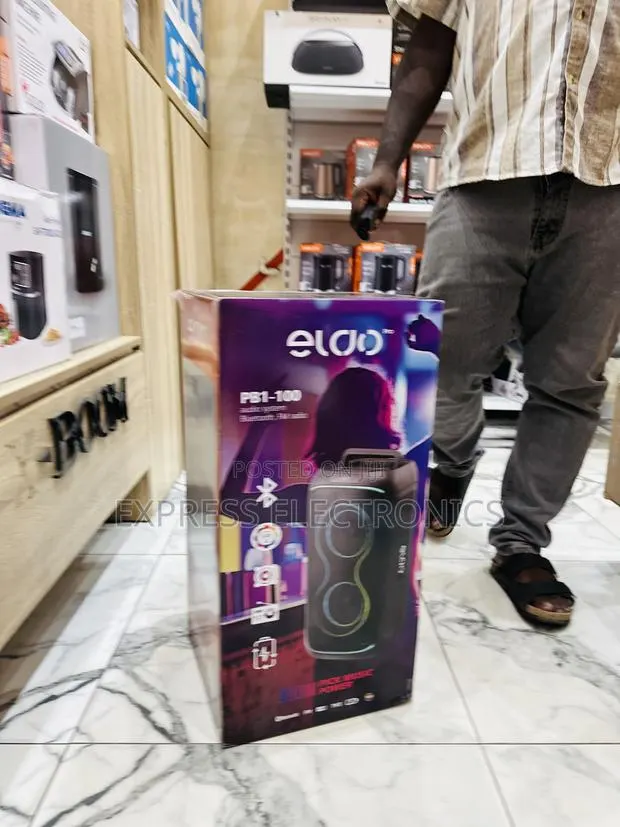 Less Expensive Sleek Eldo Pb2-150 Double 8"Speaker Wireless Black · Photo 1