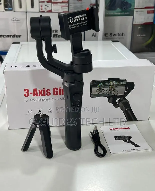 3-axis Gimbal Stabilizer For Smartphones And Action Cameras · Photo 1