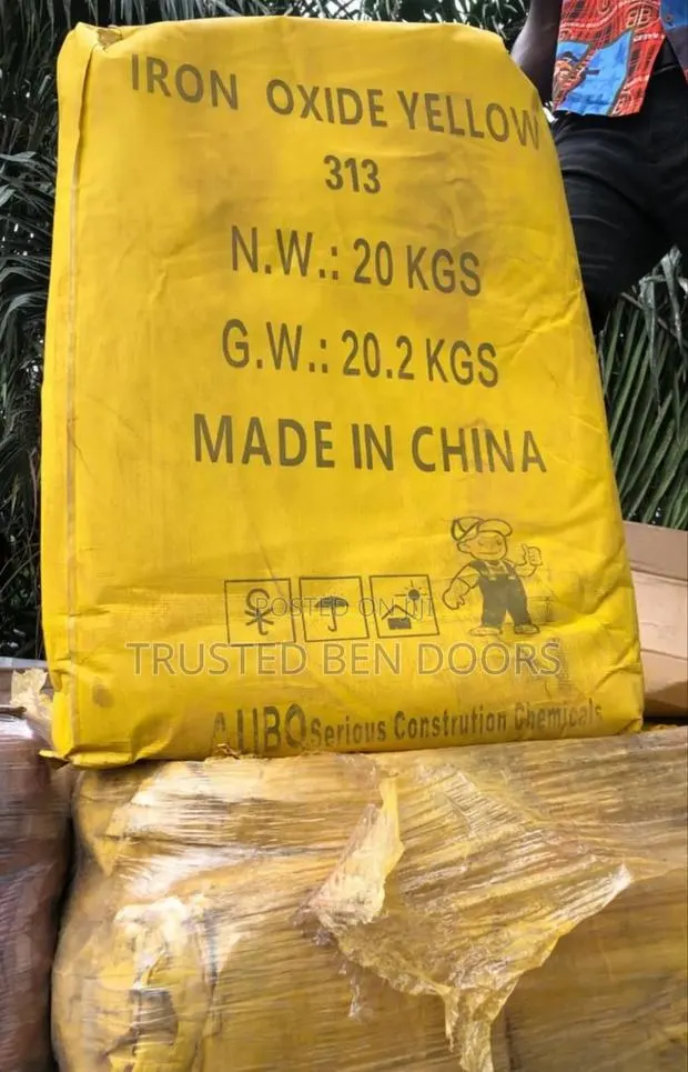 Yellow Iron Oxide Colour Pigment for Flooring Works · Photo 1