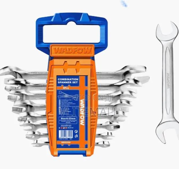 Wadfow 8 Pieces Double Open End Spanner Set - Wds2208 · Photo 1