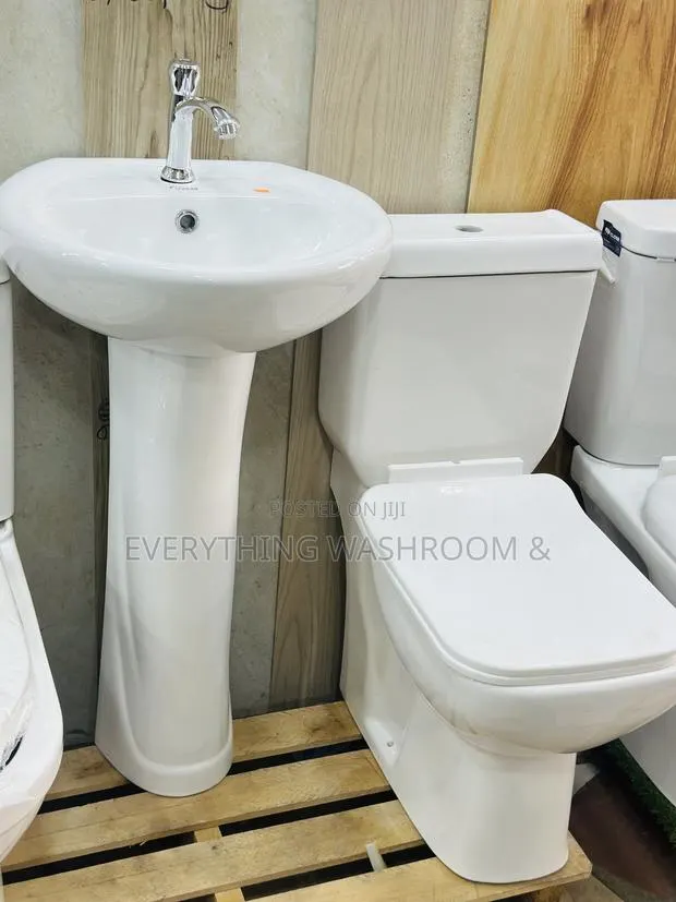 Water Closet and Wash Hand Basin Complete With Faucet · Photo 1