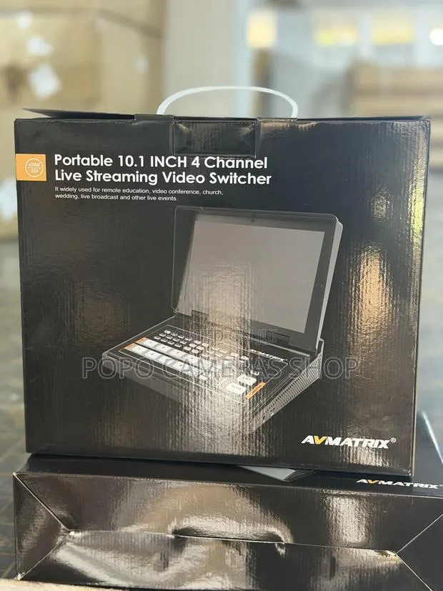 Avmatrix Shark H4 Plus 4-channel Hdmi Video Switcher With 10.1′′ Ips · Photo 1