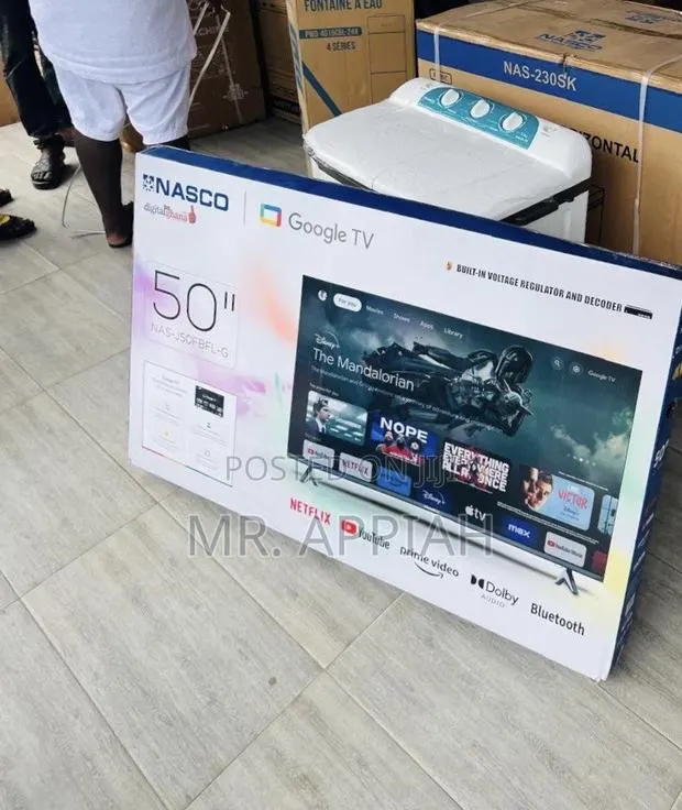 Premium Reliable Nasco 50” Uhd 4k Smart Screen TV(Black) · Photo 1