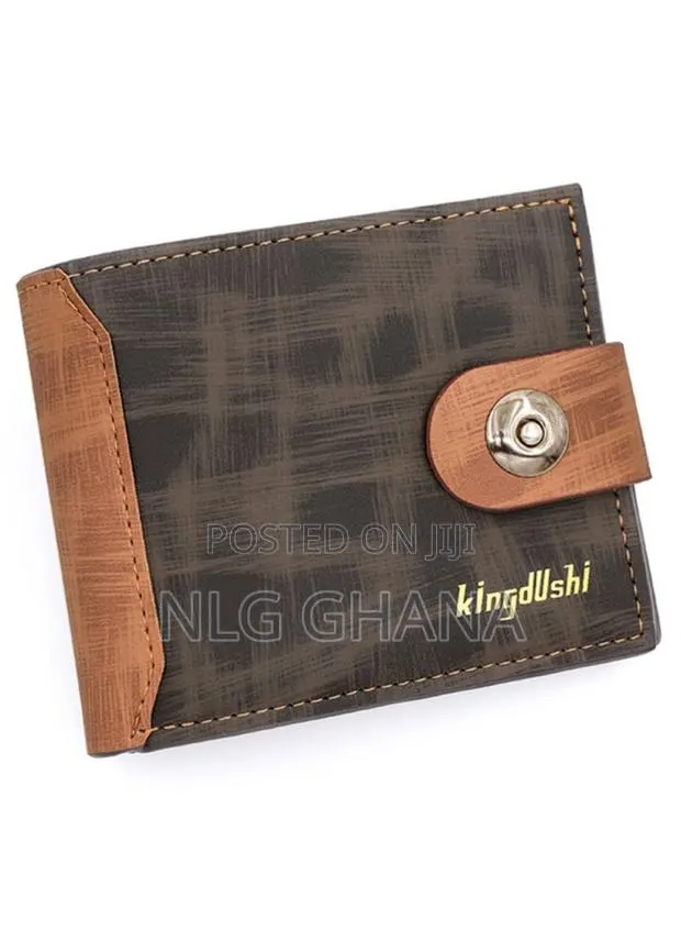 Stylish Pu Leather Men Bi-Fold Short Wallet. Tvx27552 · Photo 1
