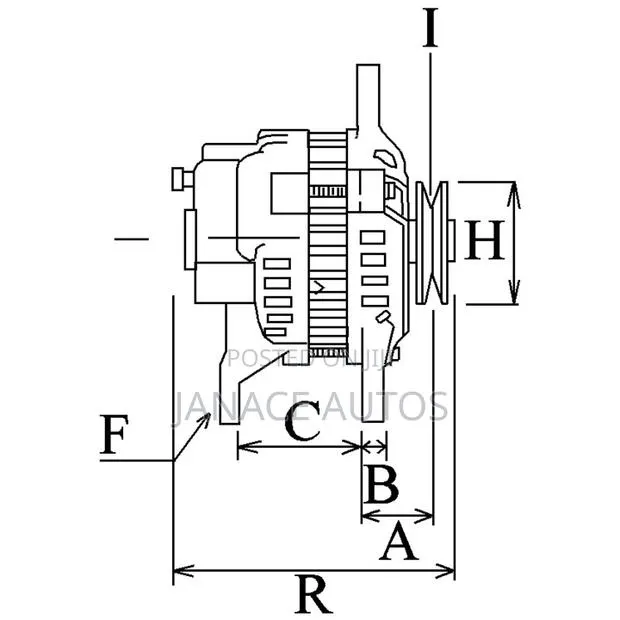ROVER MINI Cooper 1996 - 2001 DRA3756 Alternator · Photo 1