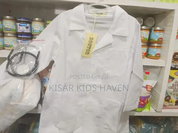 Dr Career Day Costume With Stethoscope 2-3yrs, 4-5yrs, 6-7 Year · Photo 1