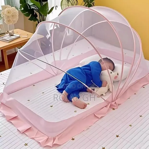 Foldable Baby Mosquito Net - 0-6yrs - PINK · Photo 1