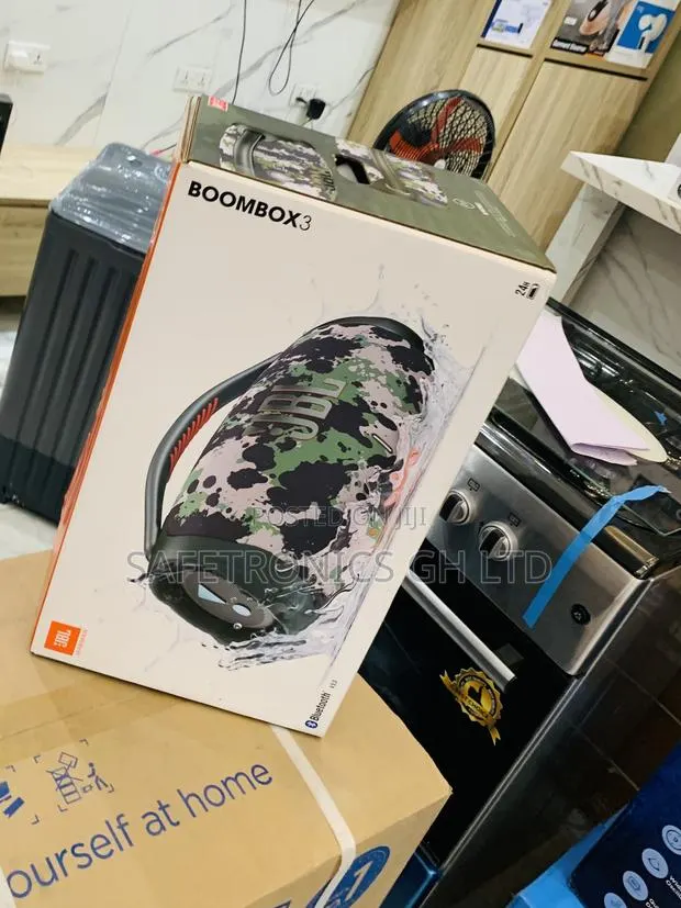 Sealed Best JBL Boombox 3 Portable Bluetooth Speaker – Black · Photo 1