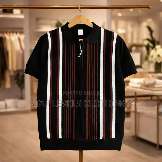 Original Men Knitted Shirts #Black# · Photo 1