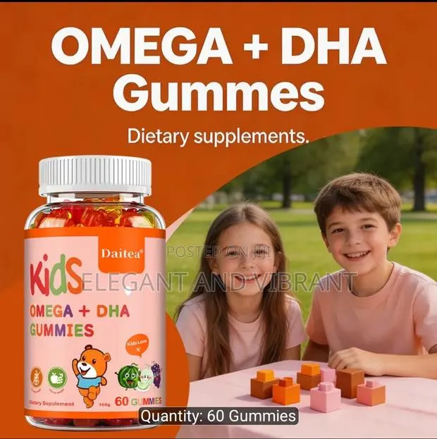 Omega 3+DHA for Suppliment Gummies With Calcium Vitamin D3 for Kids · Photo 1