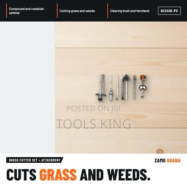 Brush Cutter Set + Attachment - BC241D-PU · Photo 1