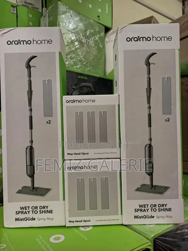 Oraimo Mistglide Spray Mop Plus 4pcs Replacement Mop Pads · Photo 1