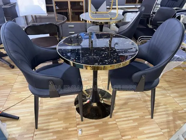 Luxury 2-Seater Marble Dining Set – Modern Elegant · Photo 1