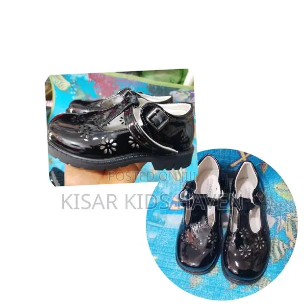 Luxury Girls Shoe Black Size 25 to 36 · Photo 1