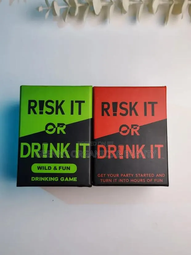 Risk It Or Drink It Card Game – Wild Fun Party Drinking Game · Photo 1