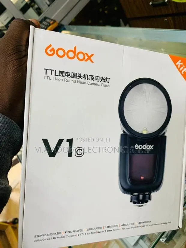 Unique Design Godox Round Head Camera Flash for Canon. · Photo 1