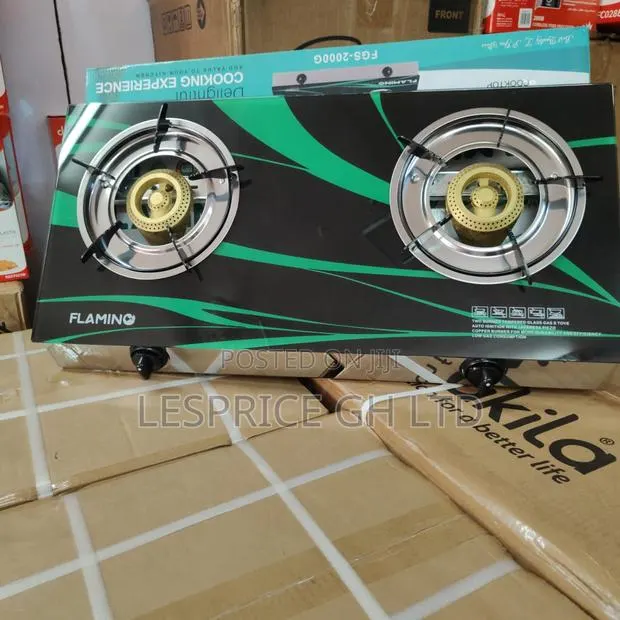 Classy High Grade 2 Burner Glass Top Gas Stove From Flamino · Photo 1