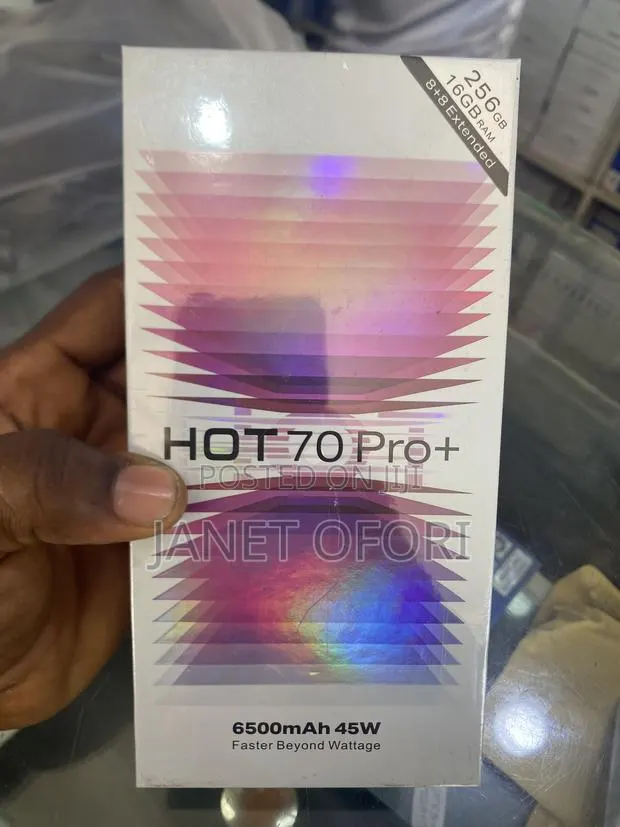 New Infinix Hot 70 Pro 5G+ 256 GB Black · Photo 1