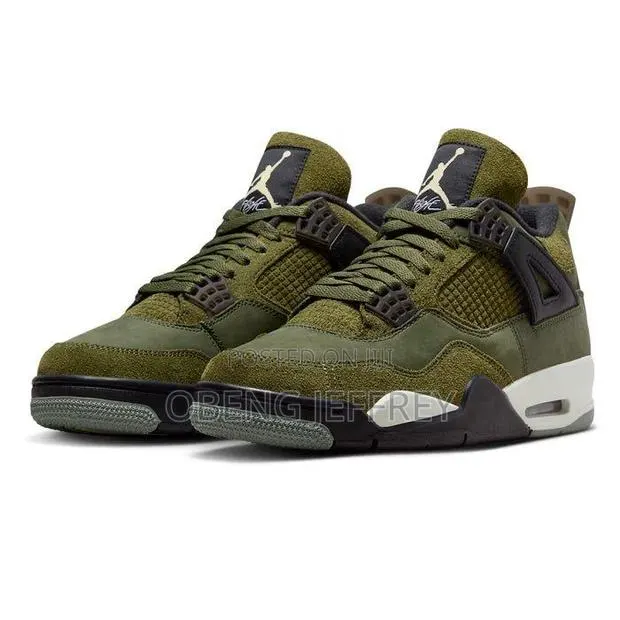 Original Air Jordan 4 Olive Green · Photo 1