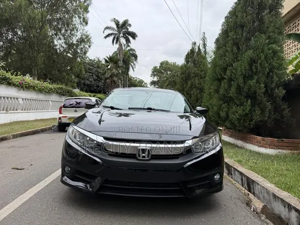 Honda Civic EX-L Sedan 2018 Black · Photo 1