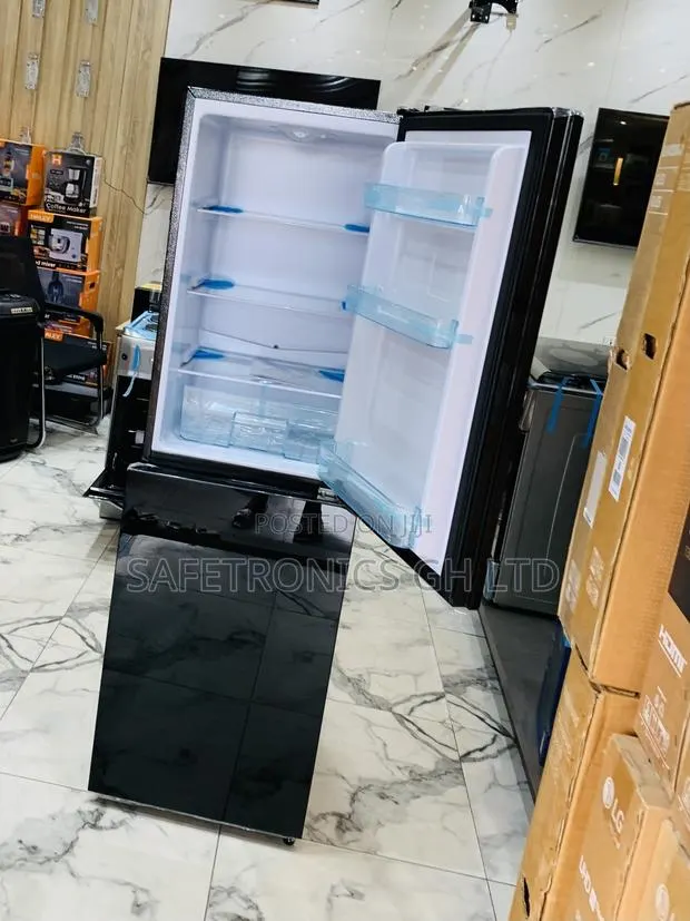 Brand New Nasco Nasd2-24fl 196litre Double Door Bottom Freezer Mirror · Photo 1