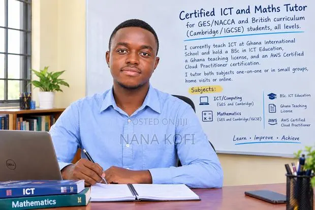 ICT & Maths Tutor, GES & Cambridge/Igcse · Photo 1