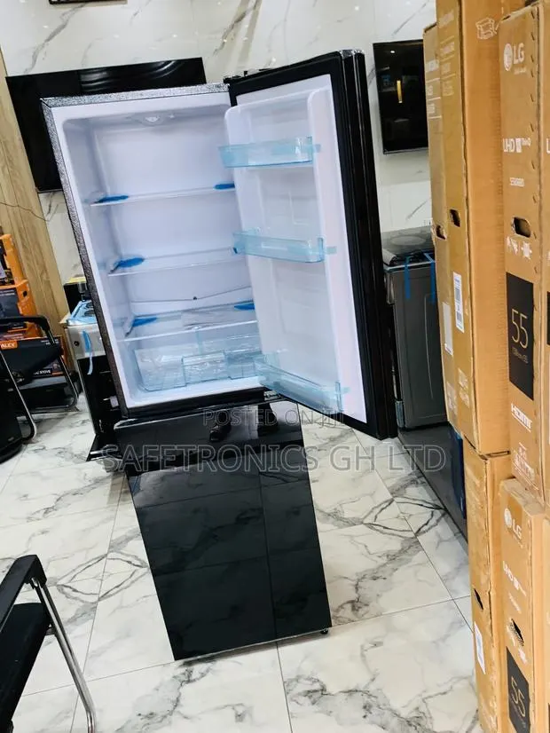 Super Good Nasco Nasd2-24fl 196litre Double Door Bottom Freezer Mirror · Photo 1