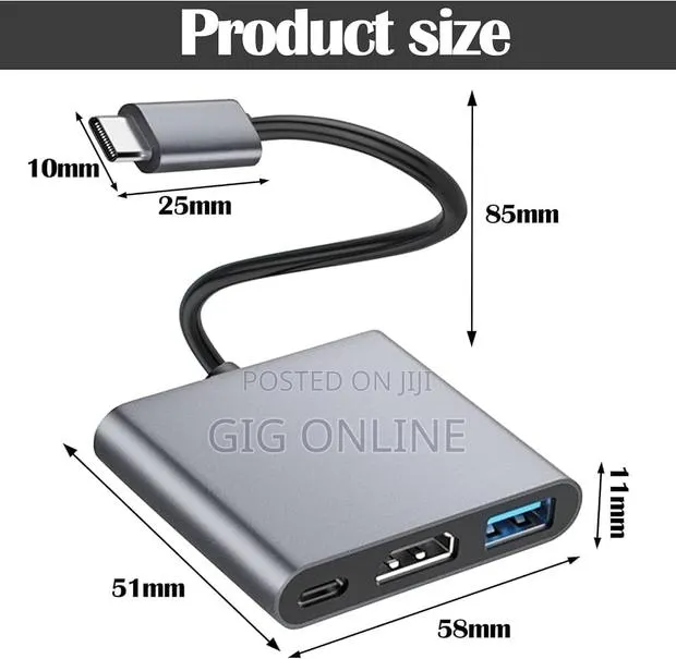 3-in-1 HDMI Adapter for Laptop · Photo 2
