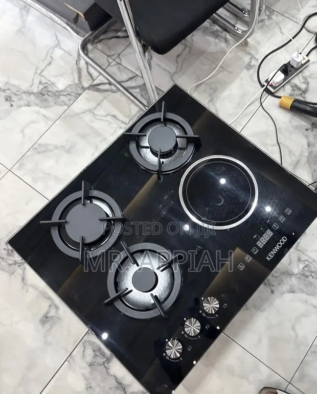 Check Out Kenwood 60cm Built in Tempered Glass Hob(3 + 1). · Photo 1