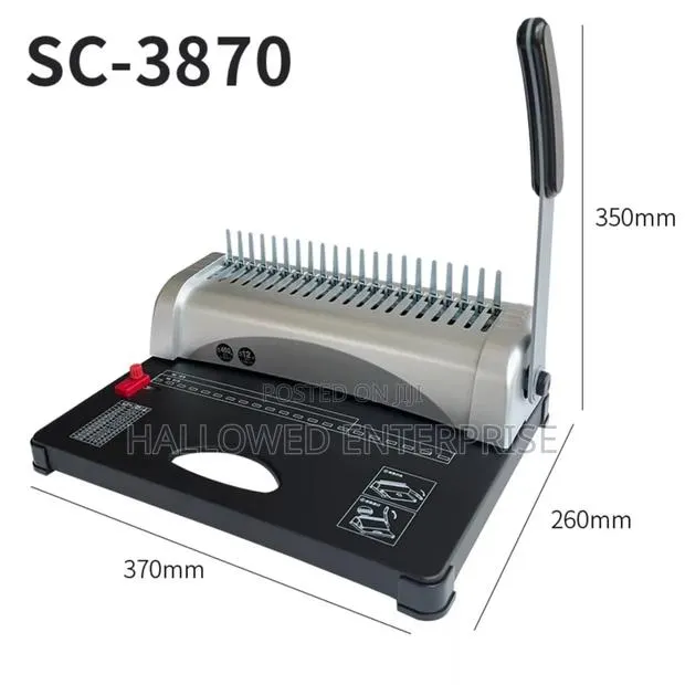 A3/A4 Comb Binding Machine · Photo 1