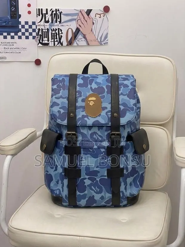 Luxury Leather Flap Executive Backpack for Sale · Photo 1