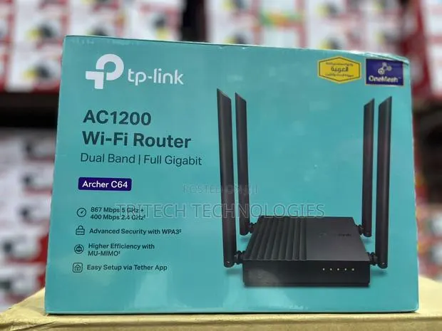 Tp-Link Archer C64 Ac1200 Wireless Mu-Mimo Wifi Router · Photo 1