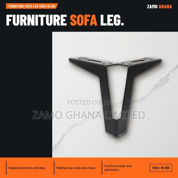 Furniture Sofa Leg 1204-15-Bk - 1204-15-Bk · Photo 1