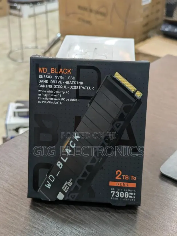 WD SSD M.2 2TB With Heatsink - For PC - Playstation 5